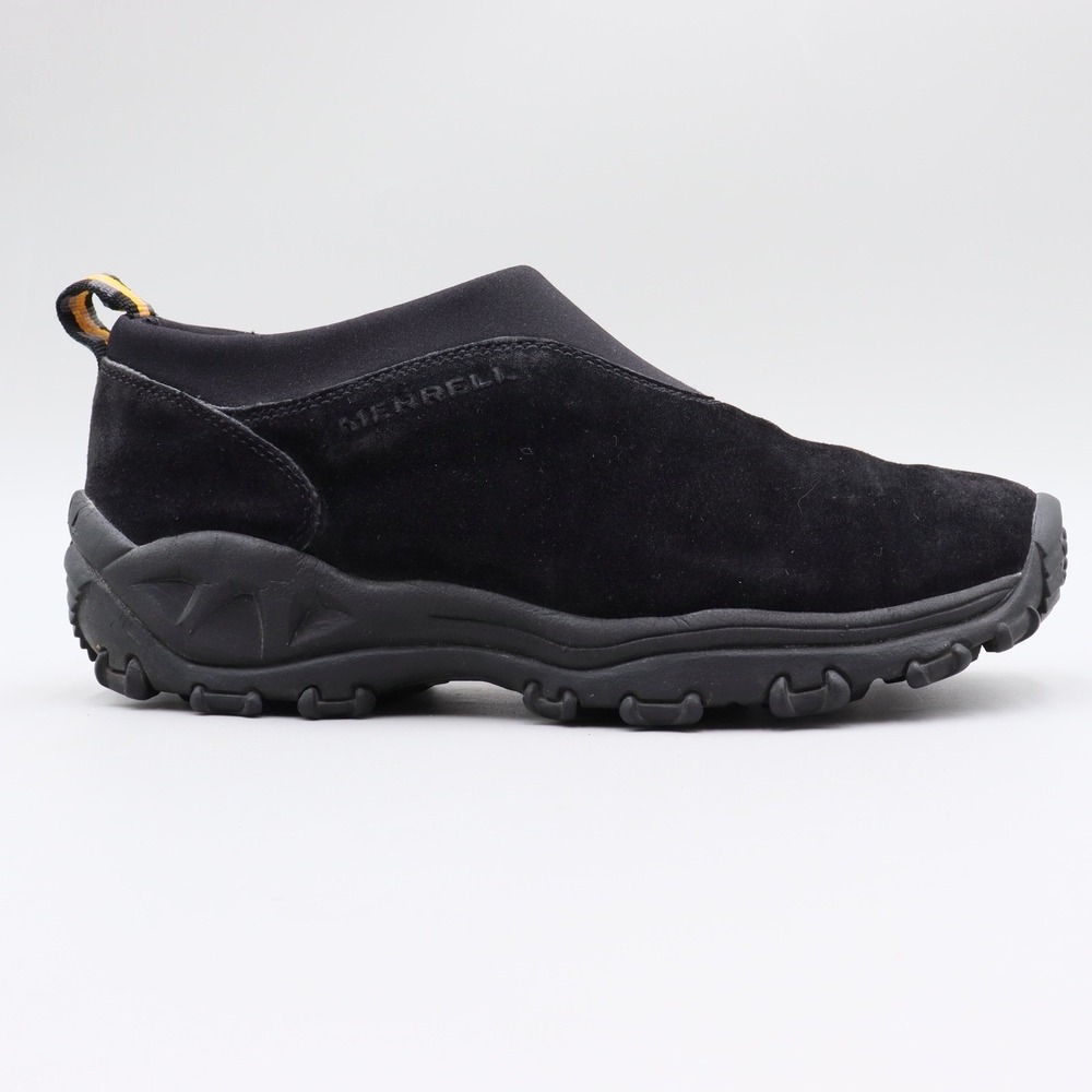 Merrell Moc 3 Women's Size 9.5 US Black Suede Slip On Casual Comfort Shoes